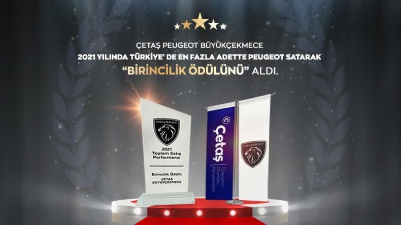 Çetaş Peugeot Büyükçekmece Birincilik Ödülünü Kazandı ! 